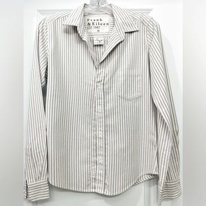 Frank and Eileen Barry cotton button up shirt